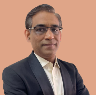 Portrait of Sarvotham Pejavar, CEO Partnerships and Governance at Zecomy, with 30+ years of CXO experience across global banks and social impact organisations.